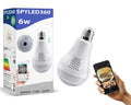 Lâmpada LED com câmera embutida 1080p Espiã Panorâmica Wi-Fi – SpyLED360™