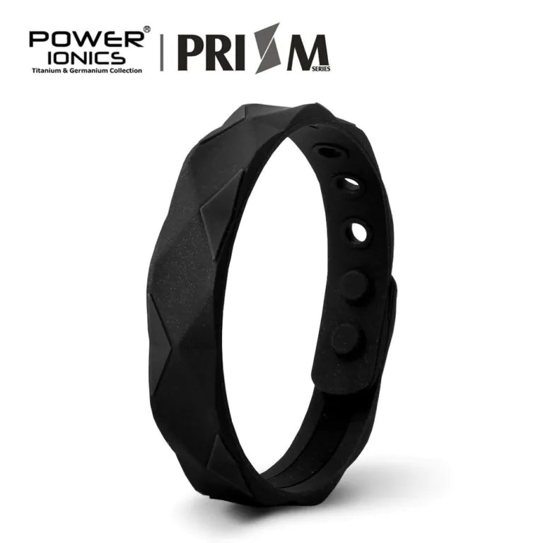Pulseira – Prism Power Ionics com 2000 íons, turmalina, germânio e bio silicone