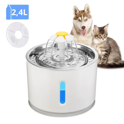 Fonte Elétrica Bebedouro Para Gatos LED 2.4 Litros