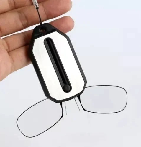 Óculos Case Chaveiro – Óculos de leitura de Bolso Portátil e Dobrável