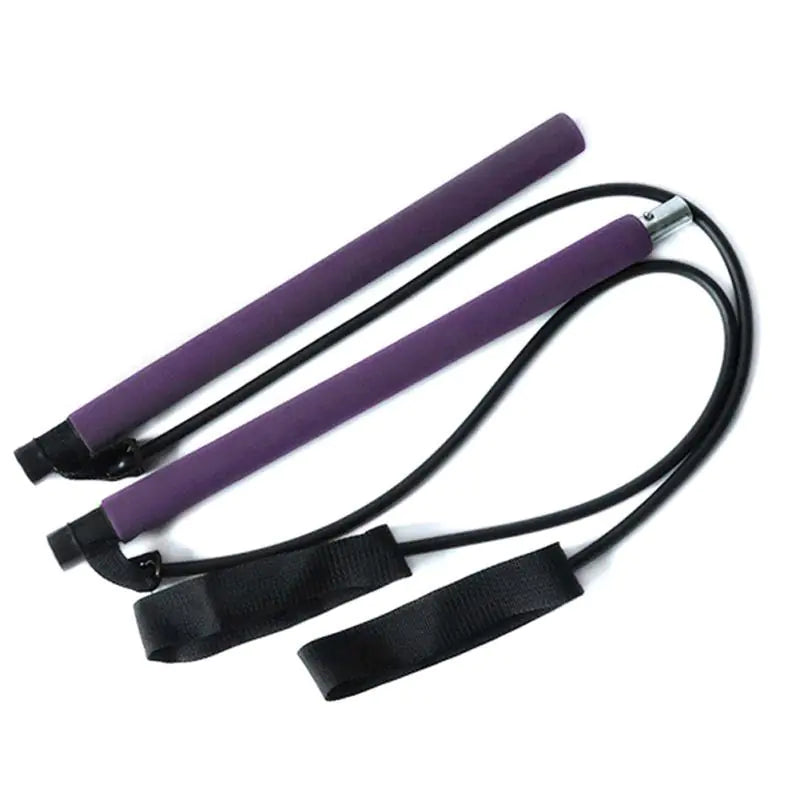Kit Premium Barra Para Pilates E Exercícios Em Geral
