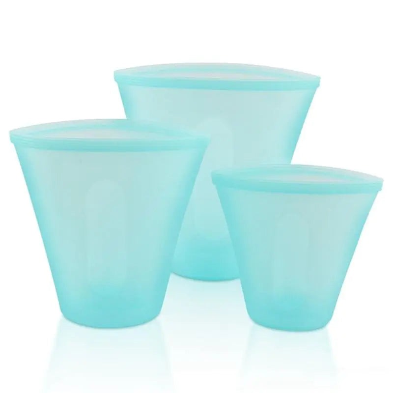 Vasilha de Silicone com Zip