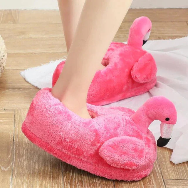 Pantufa Feminina Flamingo – FlammieSlip™