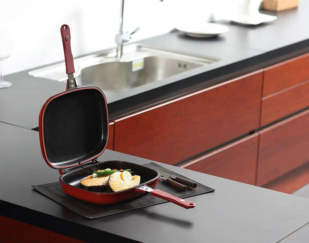 Panela Grill Dupla Face, Antiaderente